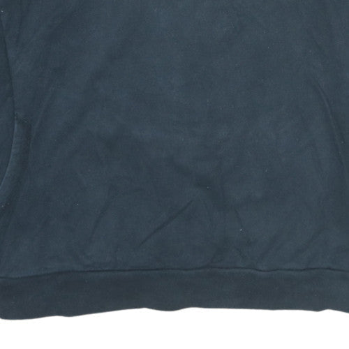 Mens UK Size L Emporio Armani Black Pullover Hoodie