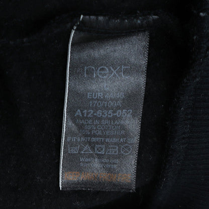 Womens UK Size L NEXT Black Pullover Sweatshirt