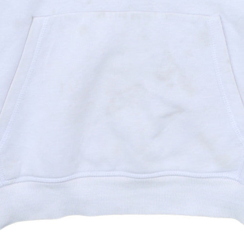 Womens UK Size S H&M White Pullover Hoodie