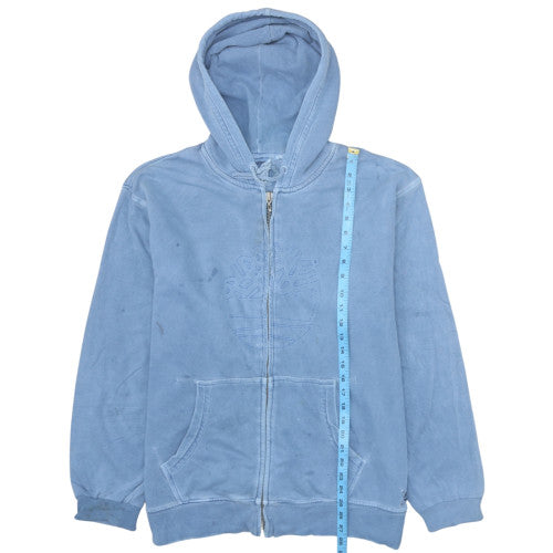 Mens UK Size L Timberland Blue Full Zip Hoodie