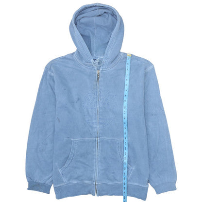 Mens UK Size L Timberland Blue Full Zip Hoodie