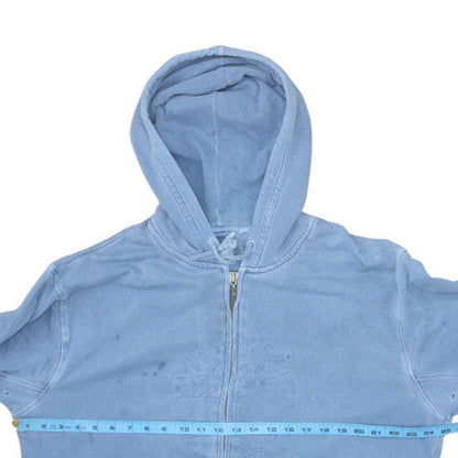 Mens UK Size L Timberland Blue Full Zip Hoodie