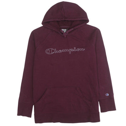 Mens UK Size L Champion Red Pullover Hoodie