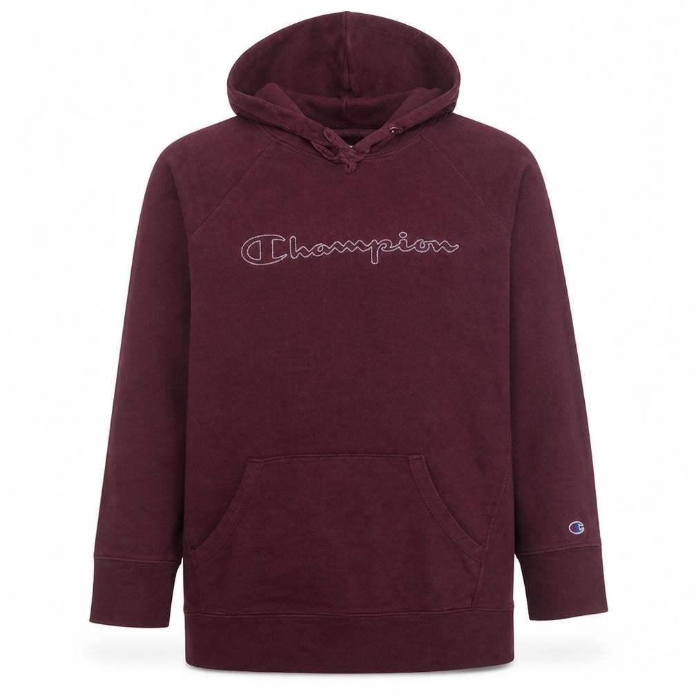 Mens UK Size L Champion Red Pullover Hoodie