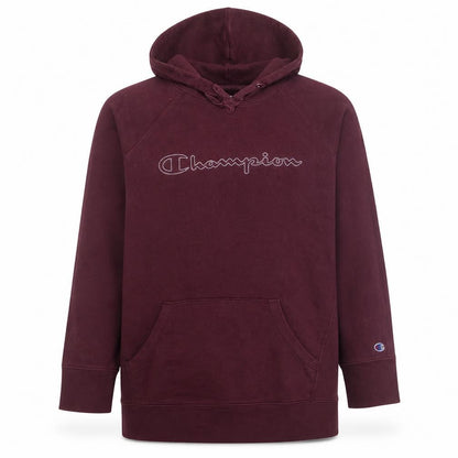 Mens UK Size L Champion Red Pullover Hoodie