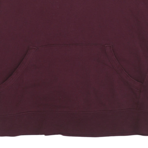 Mens UK Size L Champion Red Pullover Hoodie