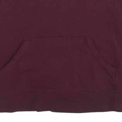 Mens UK Size L Champion Red Pullover Hoodie