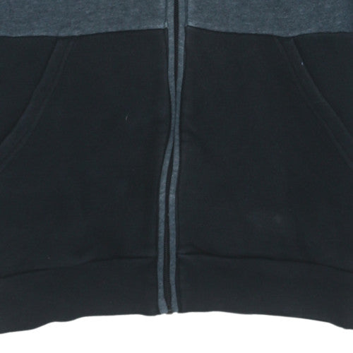 Boys UK Size 9-10 Years adidas Grey Full Zip Hoodie