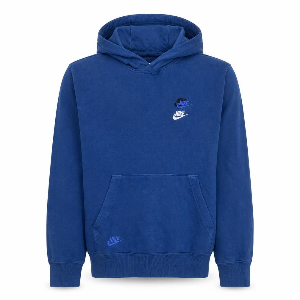 Mens UK Size S Nike Blue Pullover Hoodie