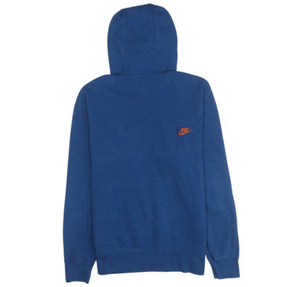 Mens UK Size S Nike Blue Pullover Hoodie