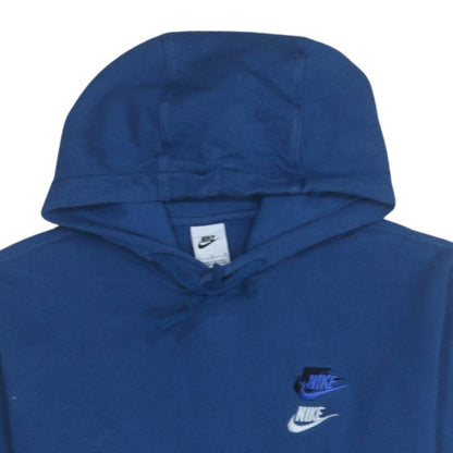 Mens UK Size S Nike Blue Pullover Hoodie