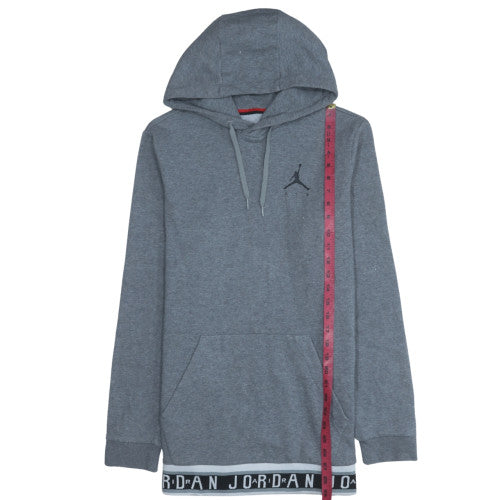Mens UK Size M Jordan Grey Pullover Hoodie