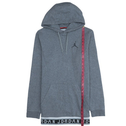 Mens UK Size M Jordan Grey Pullover Hoodie
