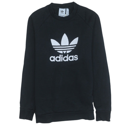 Mens UK Size M adidas Black Pullover Sweatshirt
