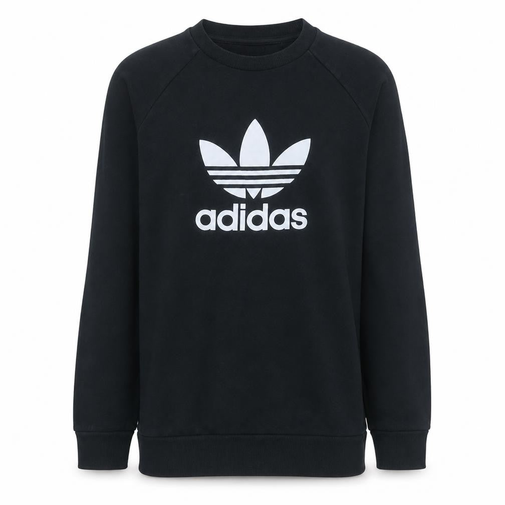 Mens UK Size M adidas Black Pullover Sweatshirt