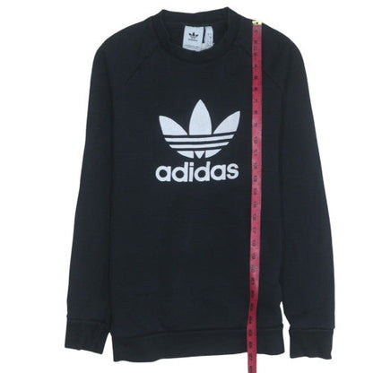 Mens UK Size M adidas Black Pullover Sweatshirt