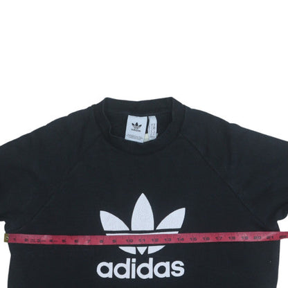 Mens UK Size M adidas Black Pullover Sweatshirt