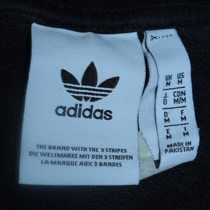 Mens UK Size M adidas Black Pullover Sweatshirt