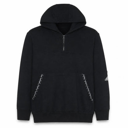 Mens UK Size L adidas Black Pullover Hoodie