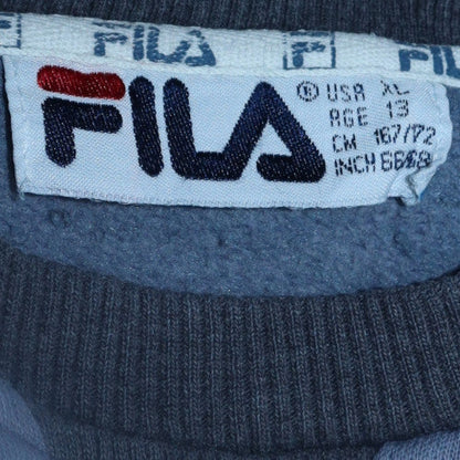 Mens UK Size L FILA Blue Pullover Sweatshirt
