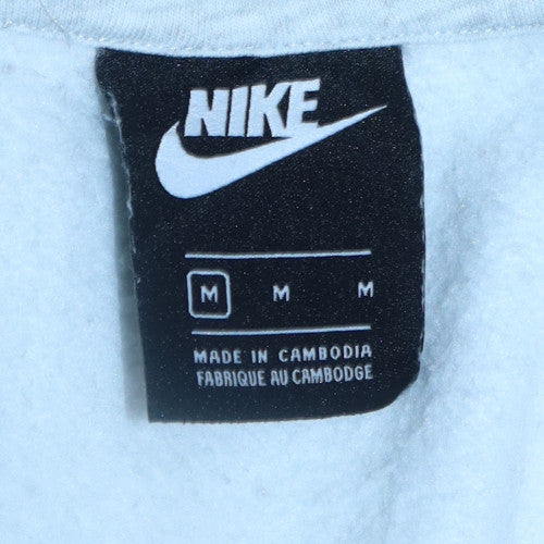 Mens UK Size M Nike Grey Full Zip Sweatshirt