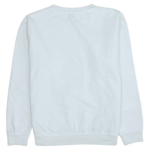 Womens UK Size 12 ellesse White Pullover Sweatshirt