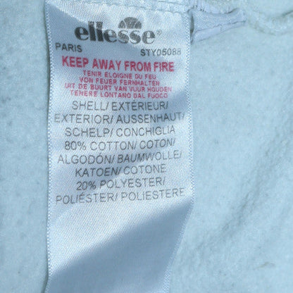Womens UK Size 12 ellesse White Pullover Sweatshirt