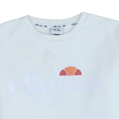 Womens UK Size 12 ellesse White Pullover Sweatshirt
