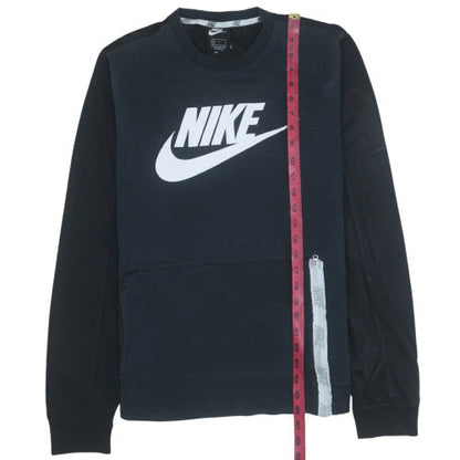 Mens UK Size M Nike Black Pullover Sweatshirt