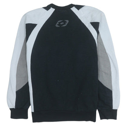 Mens UK Size L Lotto Black Pullover Sweatshirt