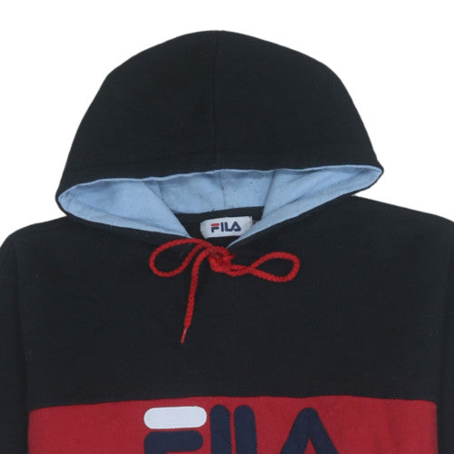Mens UK Size XL FILA Multicoloured Pullover Hoodie