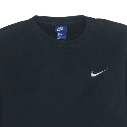Mens UK Size M Nike Black Pullover Sweatshirt