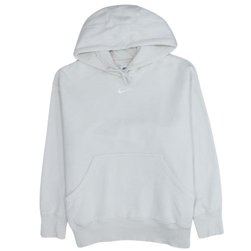 Mens UK Size M Nike White Pullover Hoodie