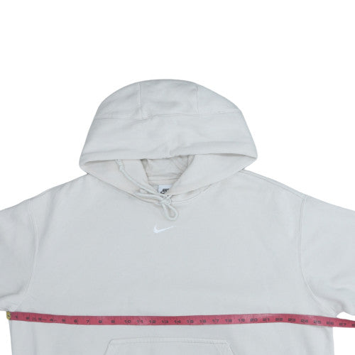 Mens UK Size M Nike White Pullover Hoodie