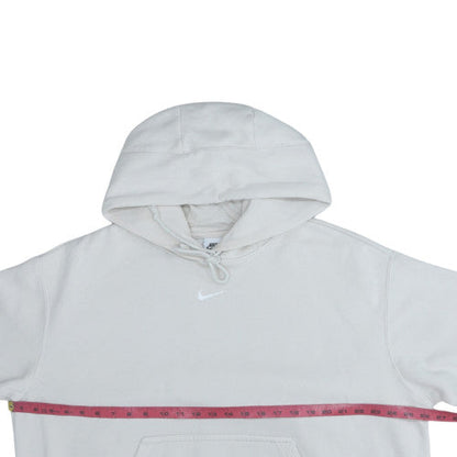 Mens UK Size M Nike White Pullover Hoodie
