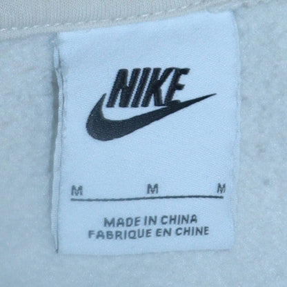 Mens UK Size M Nike White Pullover Hoodie