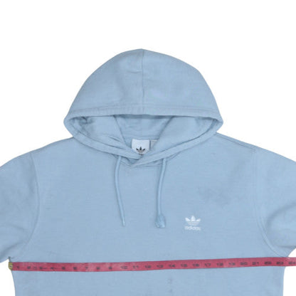 Mens UK Size L adidas Blue Pullover Hoodie
