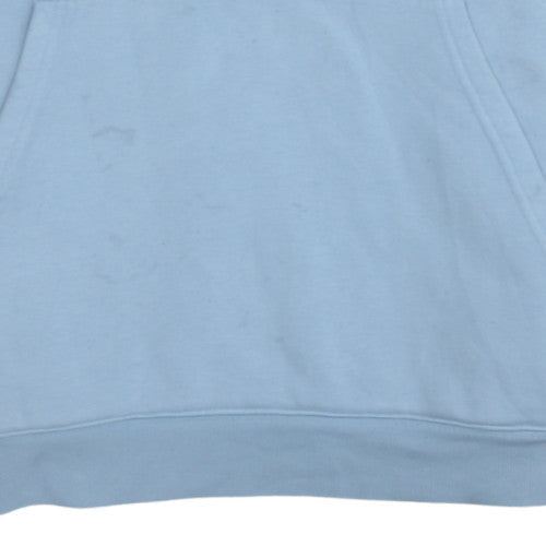 Mens UK Size L adidas Blue Pullover Hoodie