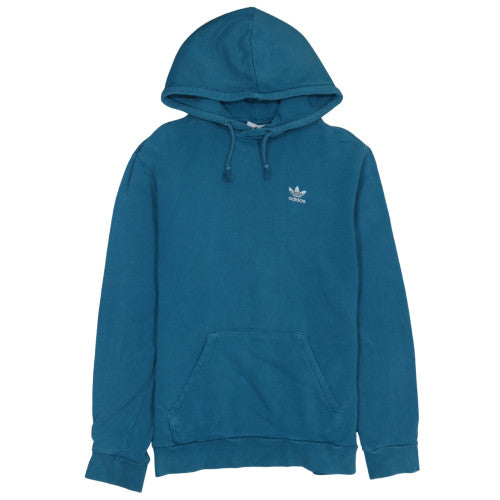 Mens UK Size M adidas Blue Pullover Hoodie