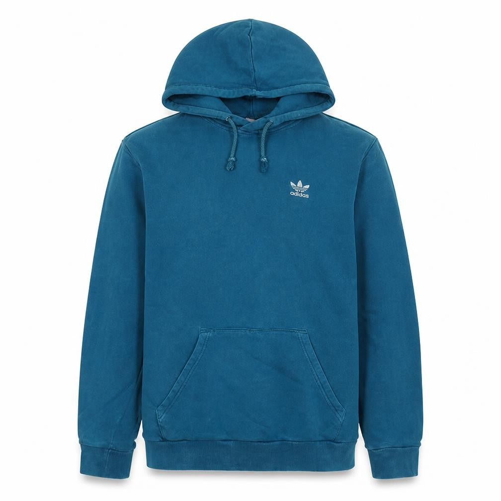 Mens UK Size M adidas Blue Pullover Hoodie