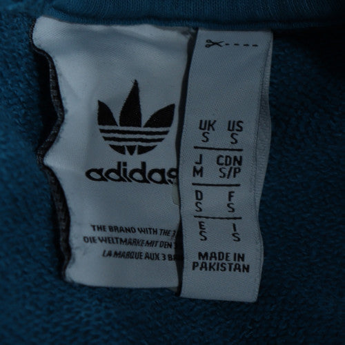 Mens UK Size M adidas Blue Pullover Hoodie
