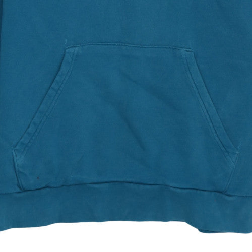 Mens UK Size M adidas Blue Pullover Hoodie