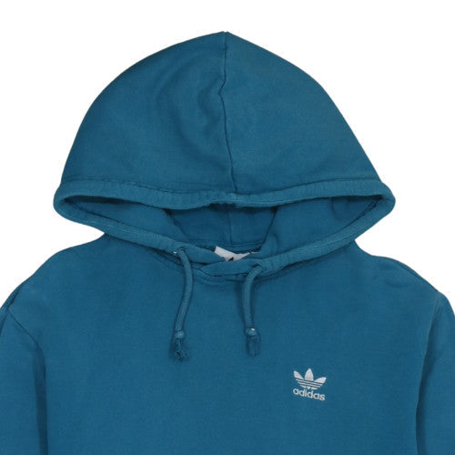 Mens UK Size M adidas Blue Pullover Hoodie