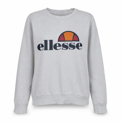Womens UK Size 16 ellesse White Pullover Sweatshirt