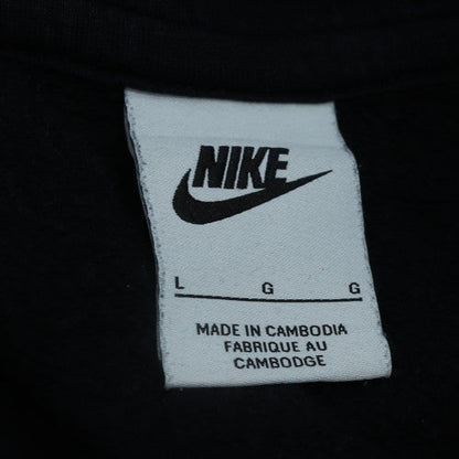 Mens UK Size L Nike Black Pullover Hoodie