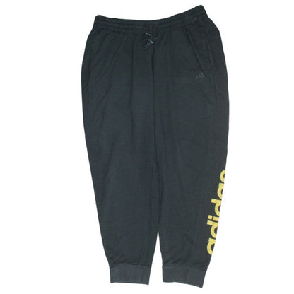 Adidas Womens Black Jogger Sweatpants Size L Elastic Waist Pockets