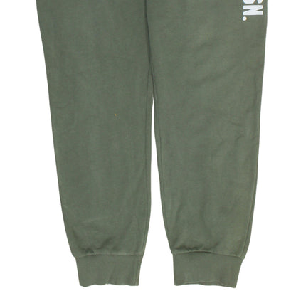 U.S. Polo Assn. Men Green Jogger Fleece Trousers XL Regular Fit