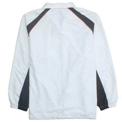 Mens UK Size XL le coq sportif White Full Zip Sweatshirt