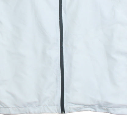 Mens UK Size XL le coq sportif White Full Zip Sweatshirt