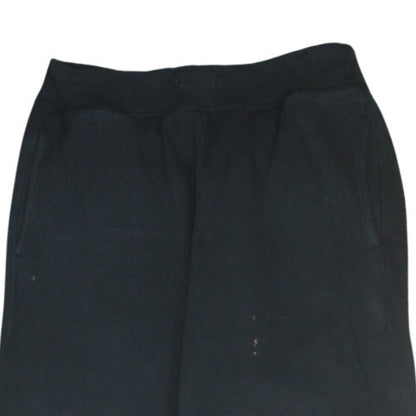 Mens UK Size M Champion Regular Fit Sweatpants Black Trousers